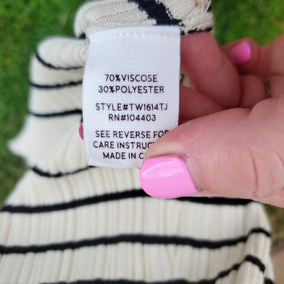 Blupepper Striped Long Sleeve Women's Maxi Bodycon Dress Size Large EUC - Picture 7 of 13